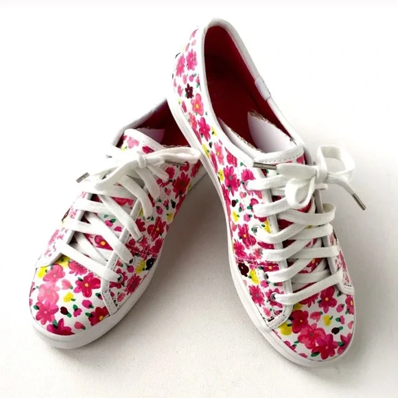 New keds x kate spade kickstart floral sneakers - Picture 6 of 8